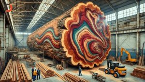 Steel monster swallows giant tree: The mystery of the modern wood factory #10