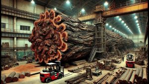 The Incredible Transformation of Giant Wood into Million-Dollar Art!