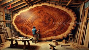 Production of High-Quality Giant Wooden Tables: Explore the Largest Wood Processing Factory