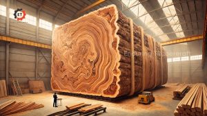 The Fastest Way To Make The Biggest Wooden Table With The Most Dangerous Big Chainsaw