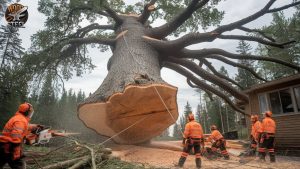 Fastest Cutting Tree Machines | Extremely dangerous Cutting Chaisaw #25
