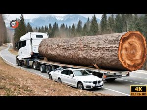 Giant Wood Processing Factory Processes Thousand Year Old Trees | An Amazing Sight Danger Lurks #354