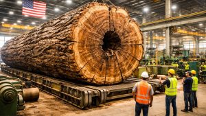 Inside the Largest Wood Sawmill Factory – How Plywood Is Made From Logs to Table (Full Process)
