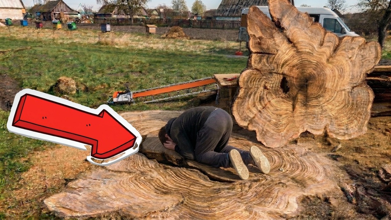 Unbelievable find inside an old stump!