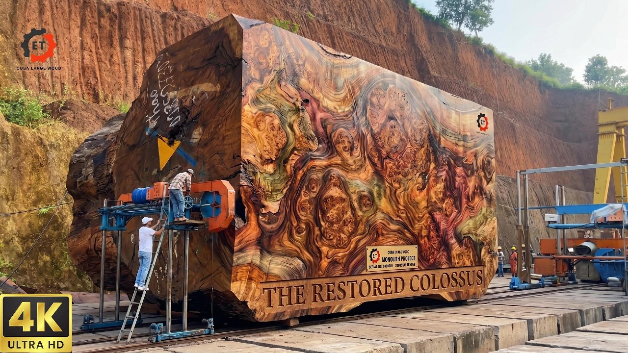 Beyond a 2000-Year-Old Giant Timber | Monster Ancient Logs Become Priceless Masterpiece Tables