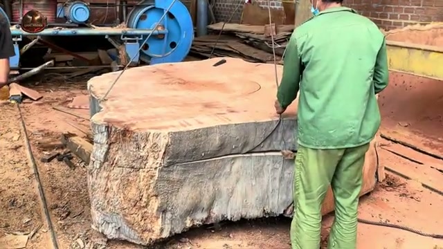 large scale timber processing real video frame 3