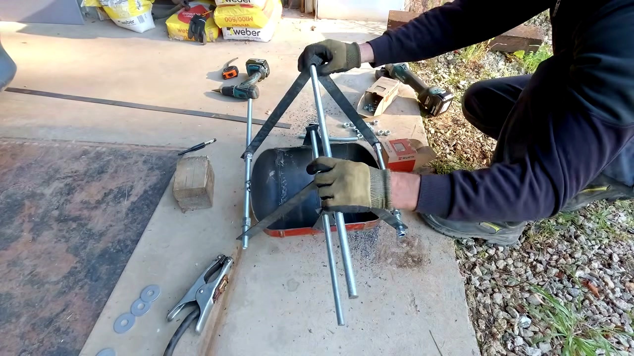 diy hand dug well complete start - the later review stage where the result can be evaluated