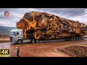 UNBELIEVABLE! The Giant Timber's Most Beautiful Slab Becomes a Luxury Masterpiece