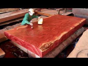 We Turned This Giant 1000-Year Old Tree Into an Epic Table!