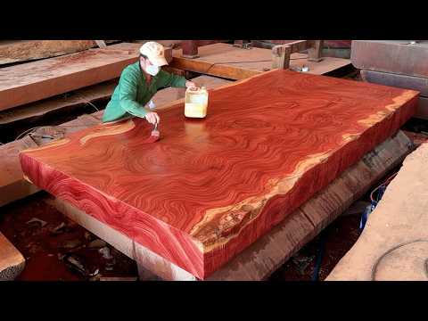 We Turned This Giant 1000-Year Old Tree Into an Epic Table!