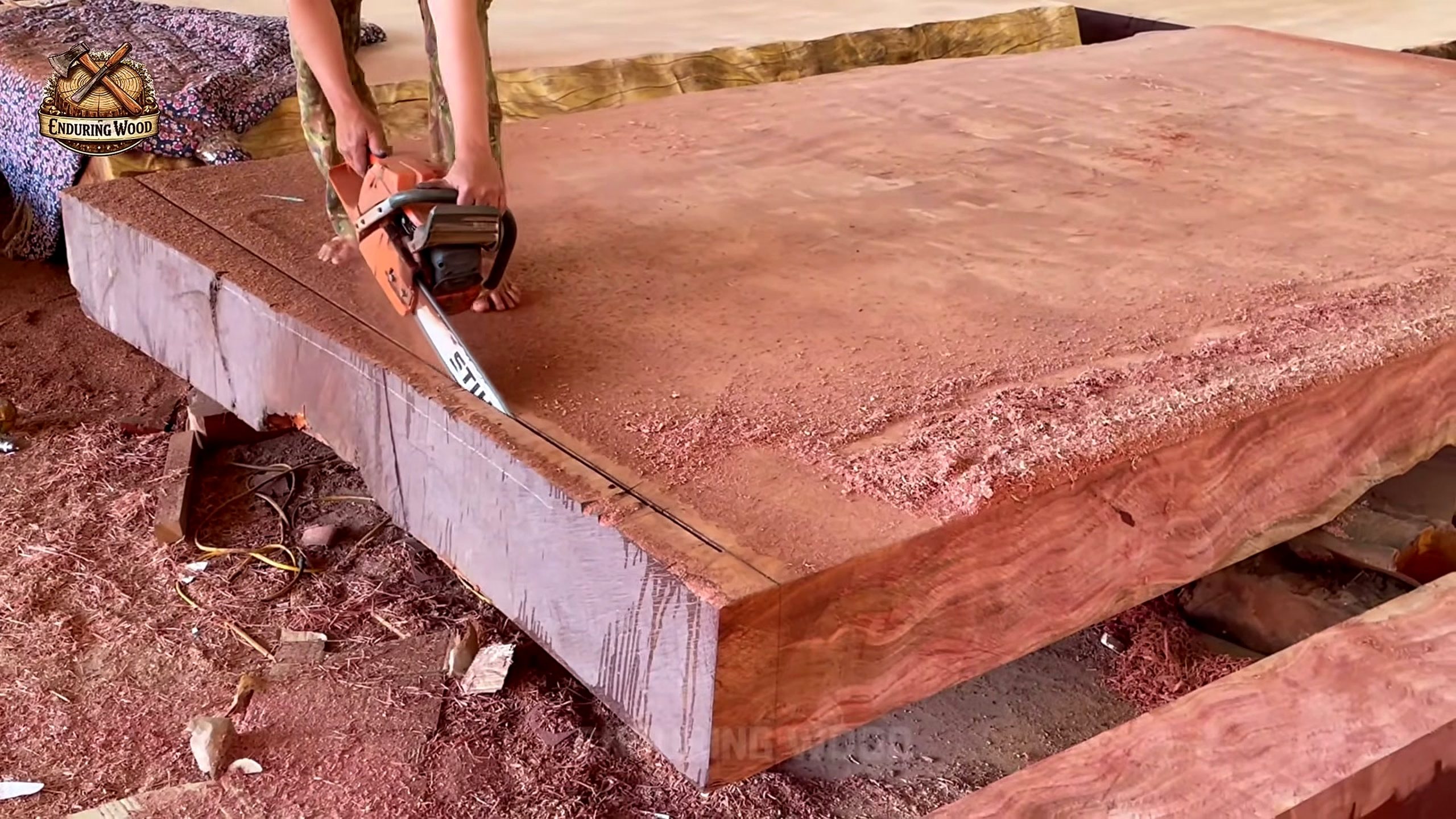 inside giant wood factory extreme processing - the main work stage that carries the video's practical lesson