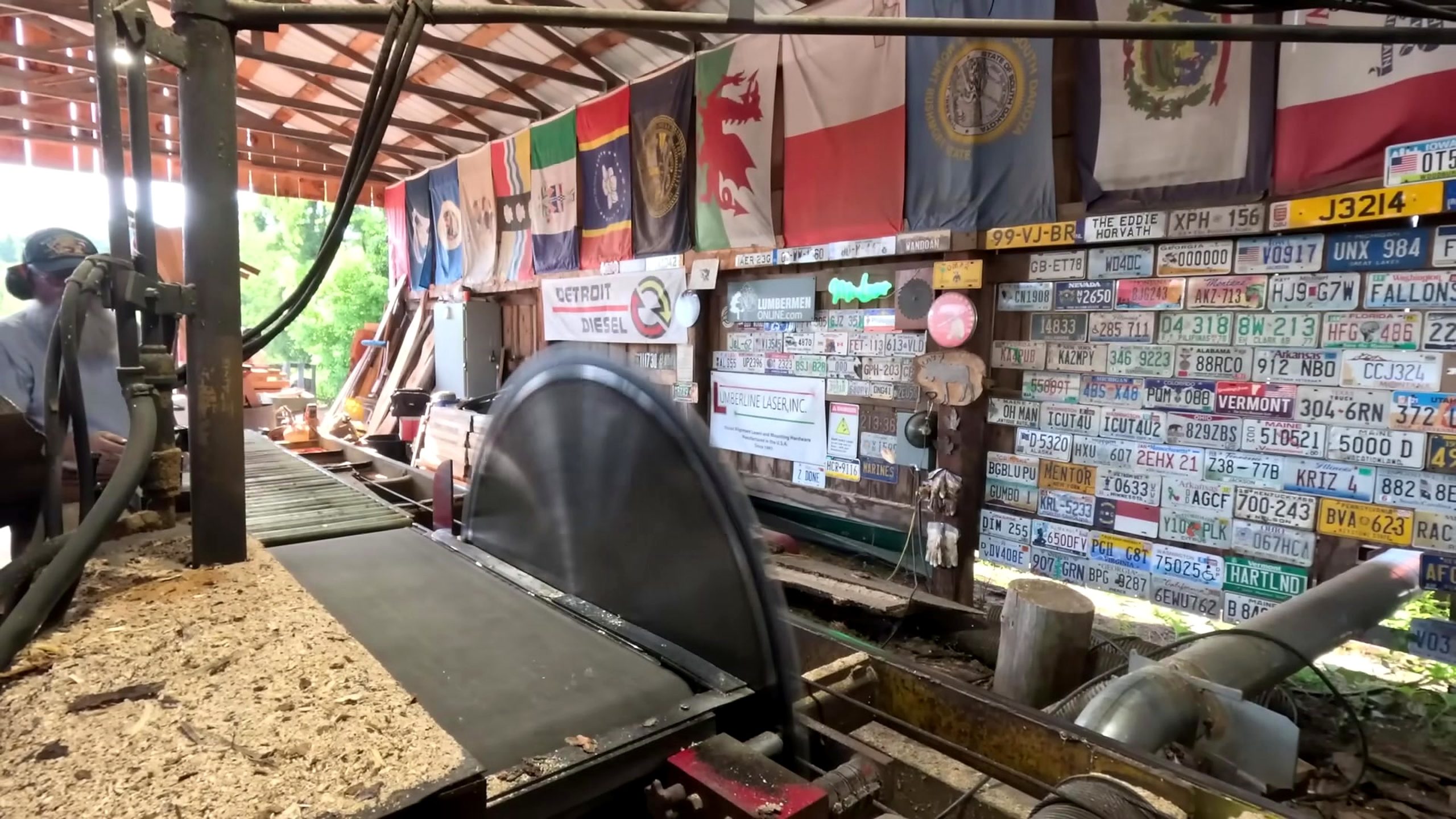 sawing spruce 2x6s 892 - the setup or early workflow visible in the source video