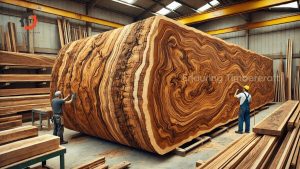 The Secret Behind Giant Wooden Tables Discover The Wooden Table Production Process 201 - YouTube original thumbnail
