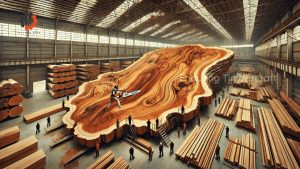 The Secret Behind Giant Wooden Tables Discover The Wooden Table Production Process 293 - YouTube original thumbnail