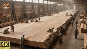 Inside Extreme Wood Processing Colossal Logs 2 - YouTube original thumbnail