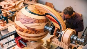Magic Woodturning Transform Colorful Pieces Wood 2 - YouTube original thumbnail