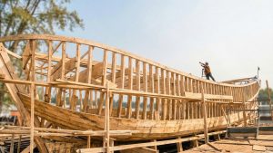 Men Build Full Size Wooden Ships From Raw Logs - YouTube original thumbnail