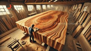 Explore The Giant Wooden Workshop From Giant Wooden Trees To Luxurious Dining Tables 279 - YouTube original thumbnail