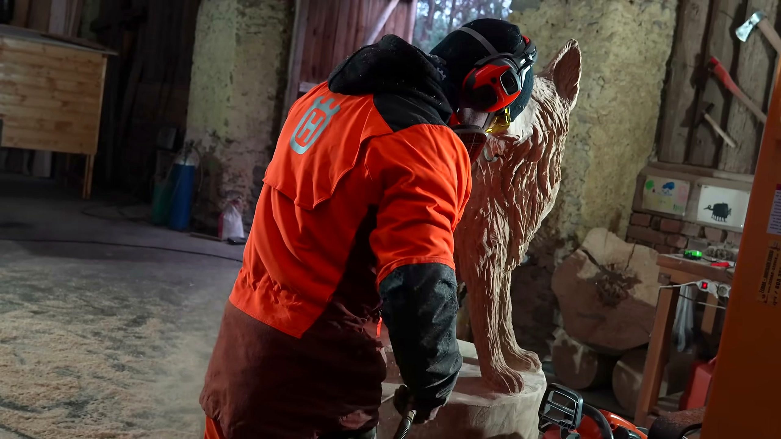 amazing giant log becomes life size source video process analysis