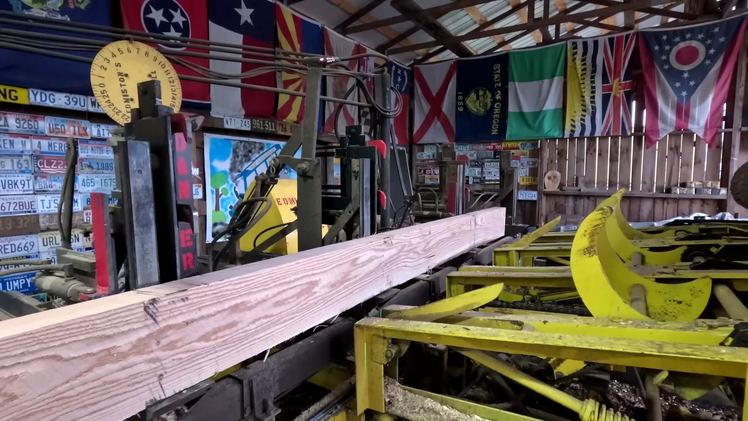 back breaking oak 889 - the main work stage that carries the video's practical lesson