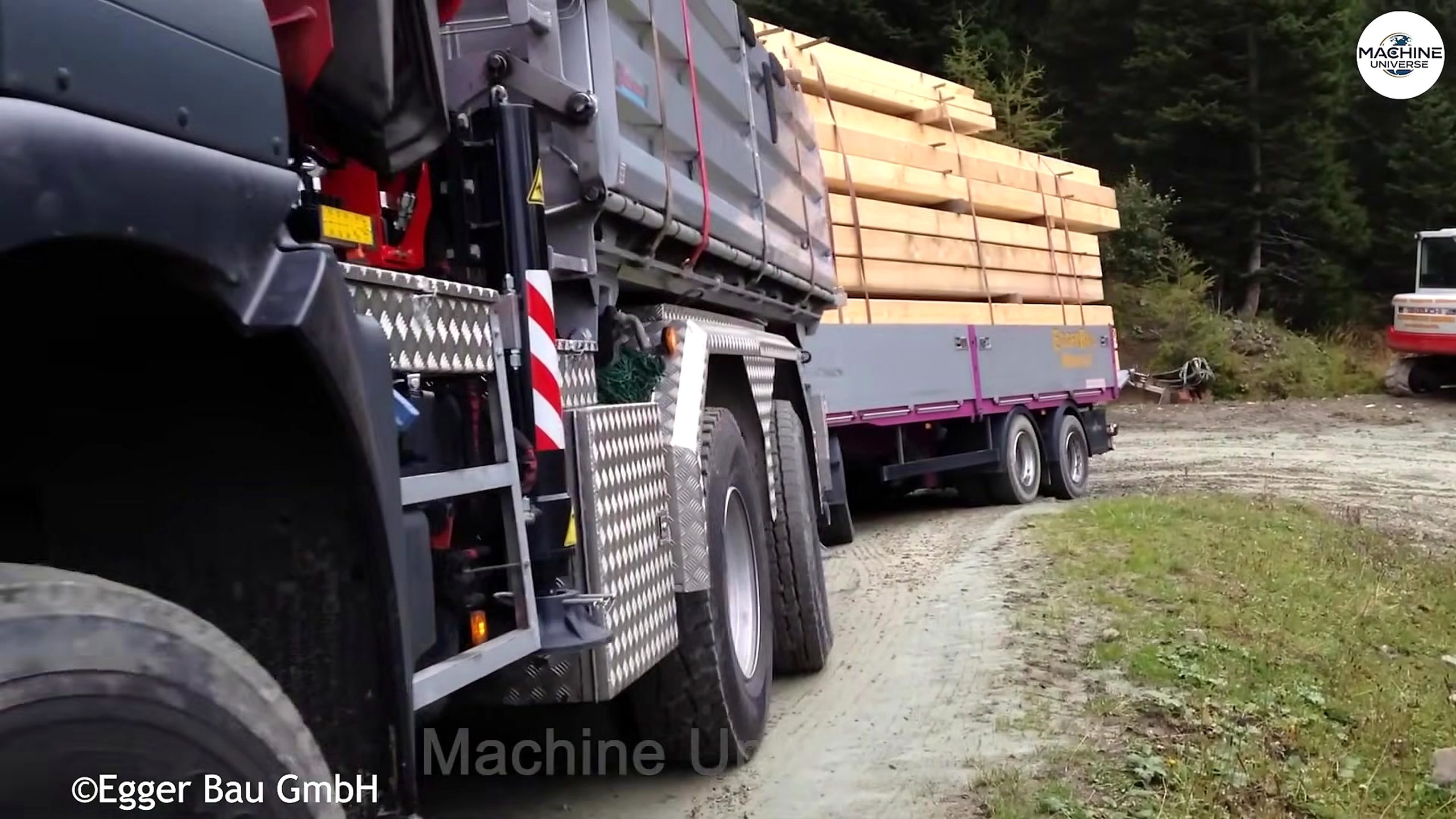 crazy monster chainsaw machines cutting giant - the setup or early workflow visible in the source video