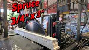 Sawing Spruce 1X3S 913 - YouTube original thumbnail