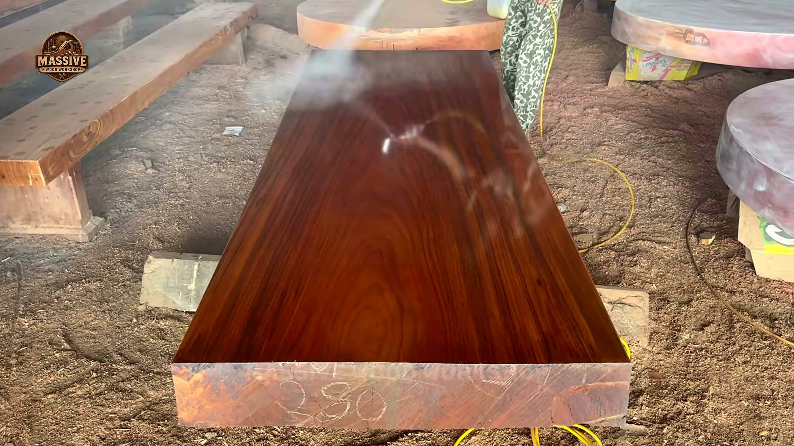 giant timber - a detail-check moment that helps readers inspect the process