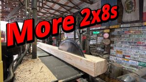 Sawing 2X8 Boards For A Shed Floor - YouTube original thumbnail
