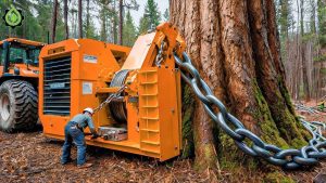 Extreme Dangerous Fastest Big Chainsaw Cutting Tree Machines Monster Stump Removal Excavator 15 - YouTube original thumbnail