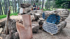 Stacking Clean After Running Sawmill - YouTube original thumbnail