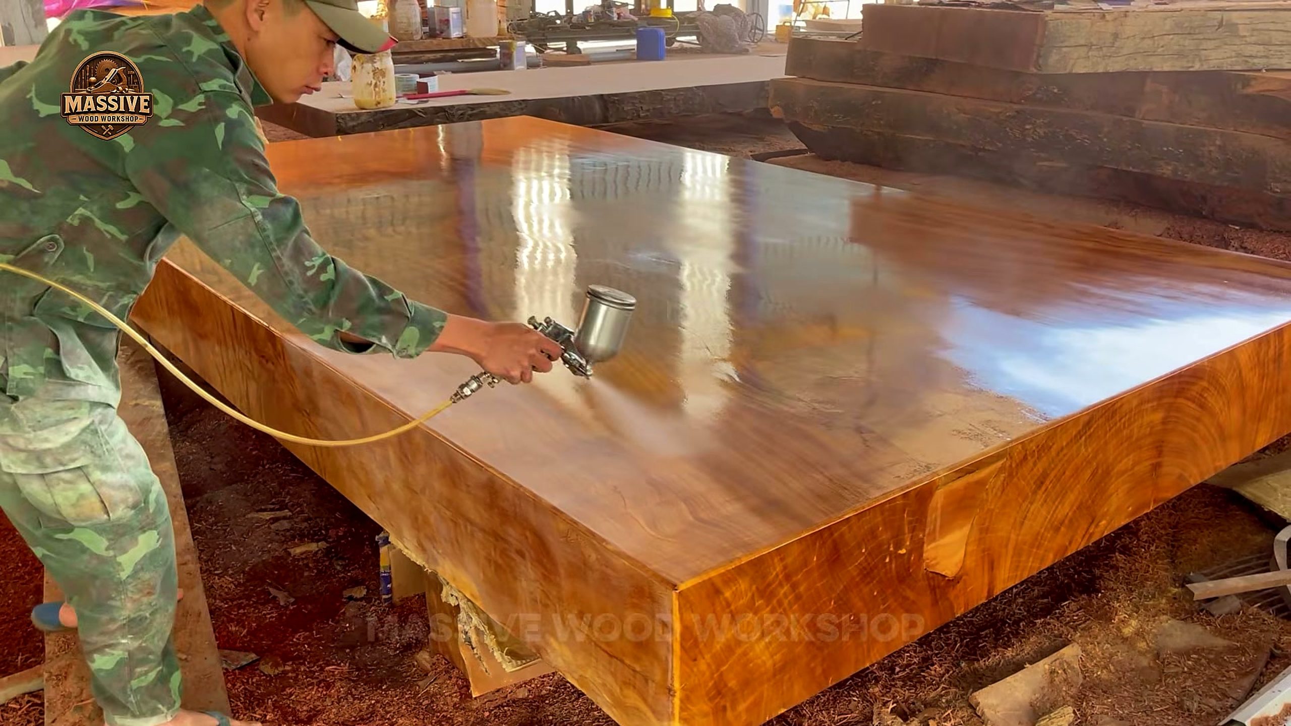 largest wood slabs - the later review stage where the result can be evaluated