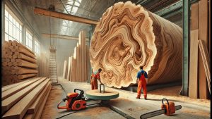 Super Large Blocks Of Wood The Journey Of Exploiting And Crafting Giant Wood - YouTube original thumbnail