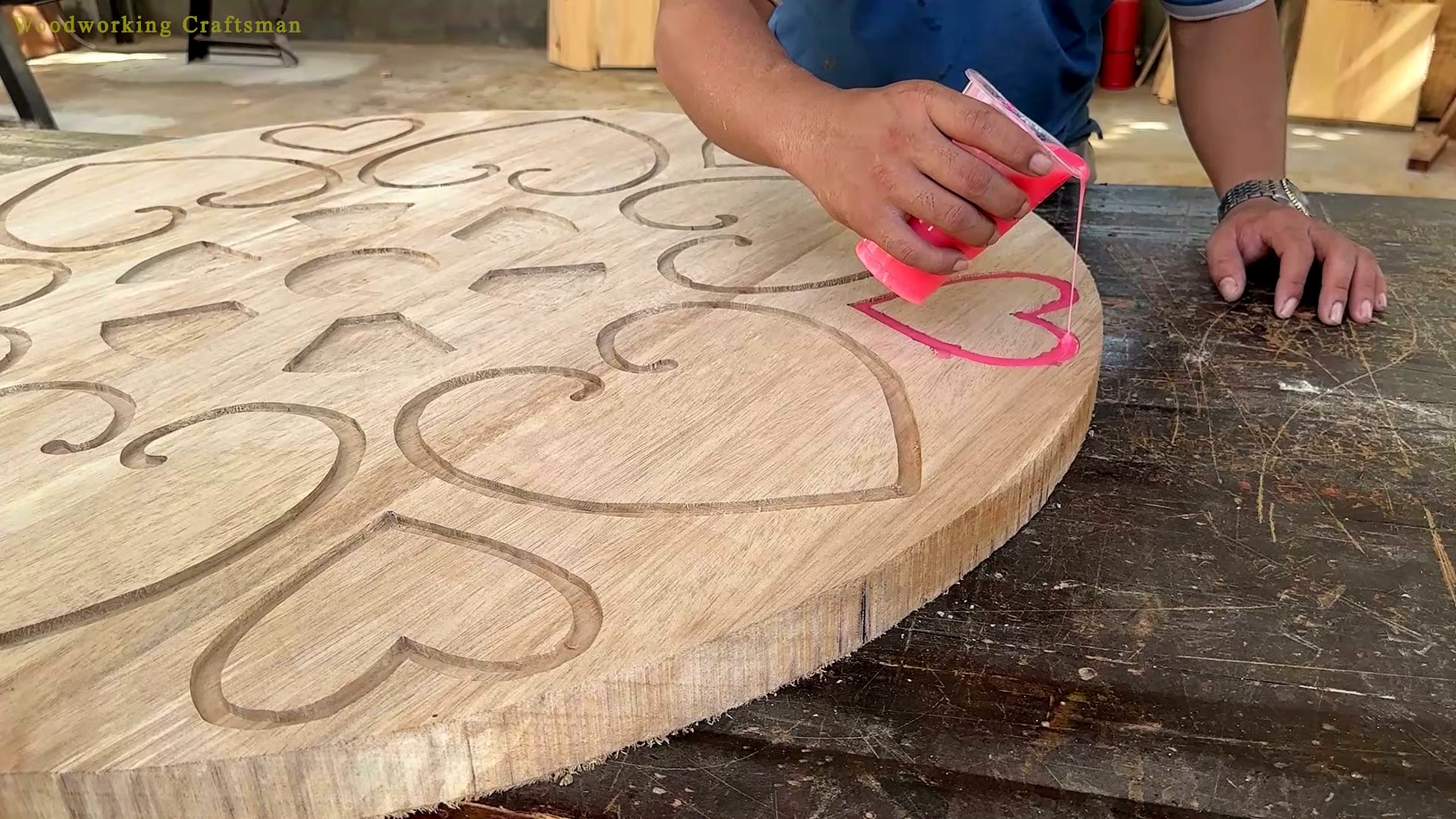 magic woodworking transform rough ugly wood - a detail-check moment that helps readers inspect the process