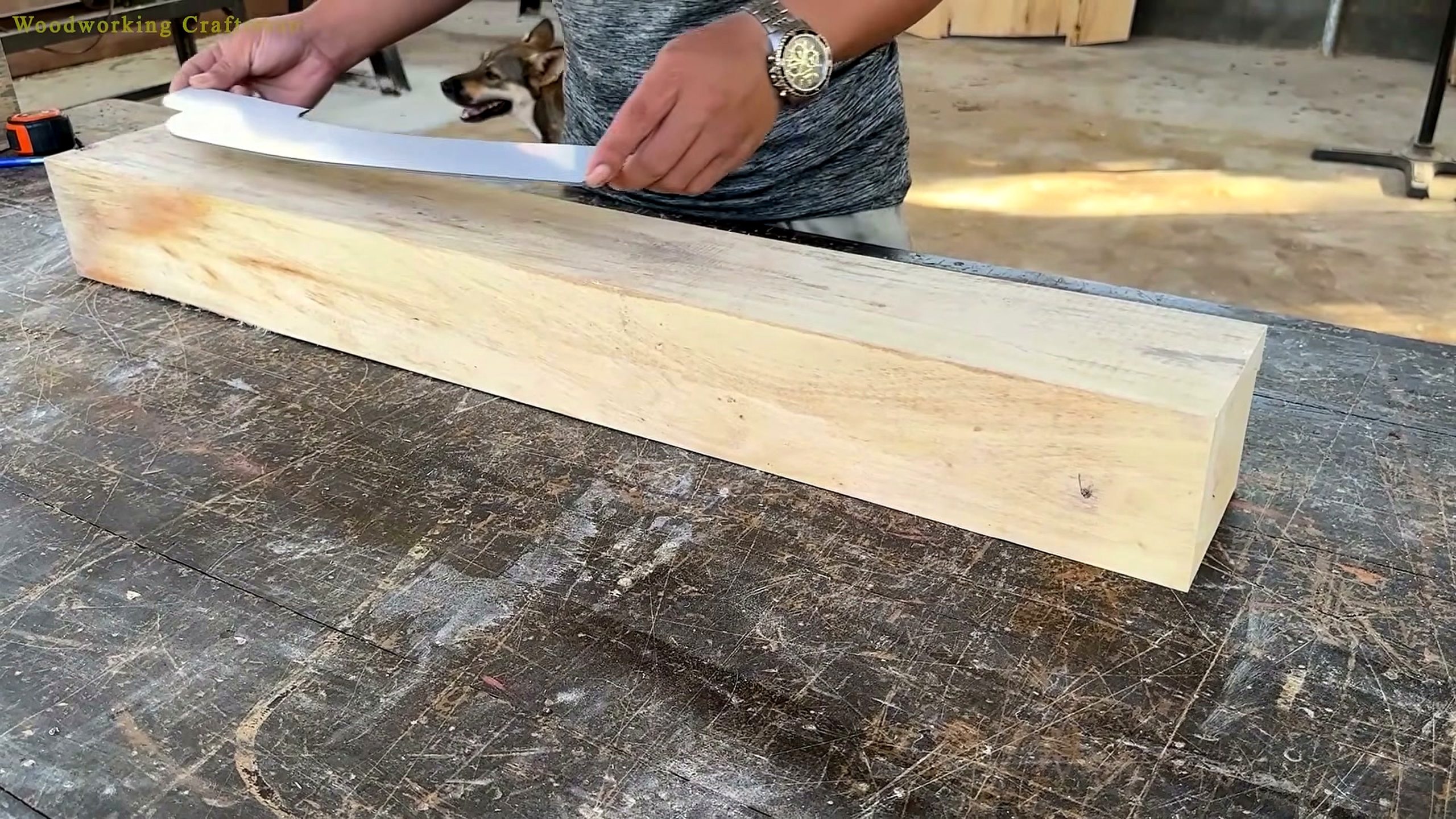magic woodworking transform rough ugly wood - the later review stage where the result can be evaluated