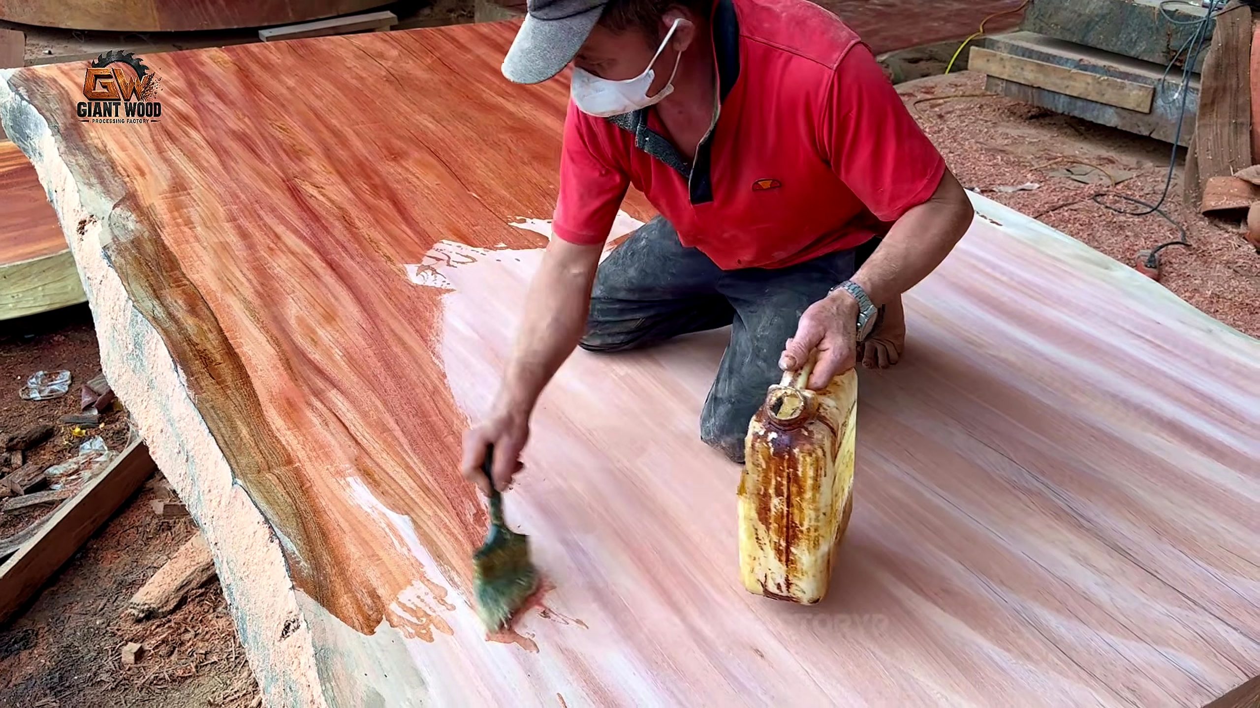 most ambitious giant timber project yet - the main work stage that carries the video's practical lesson