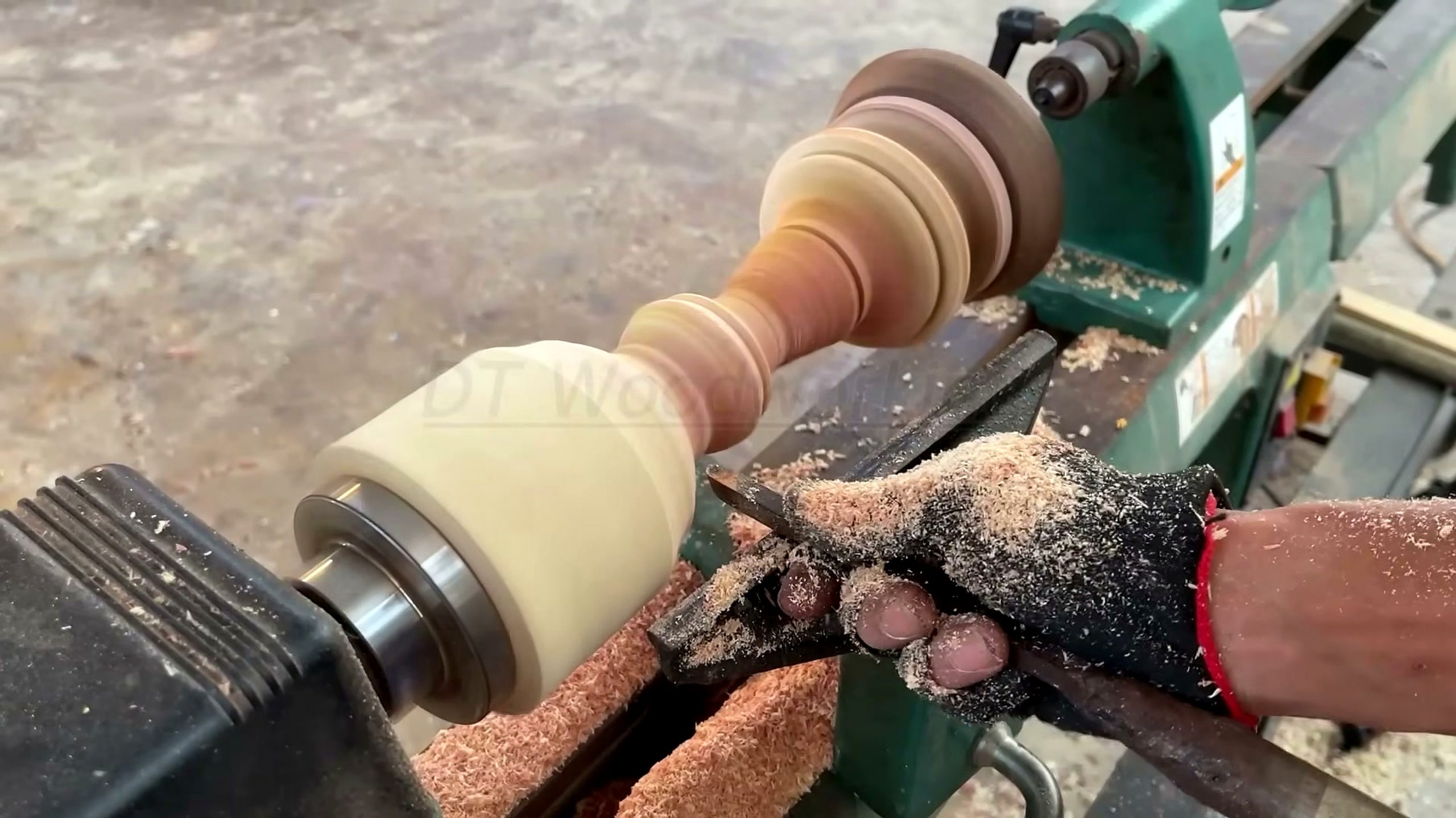 coconut wood turning - a detail-check moment that helps readers inspect the process