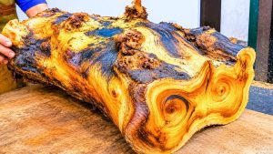 Striped Laminated Wood Lathe Form Process - YouTube original thumbnail