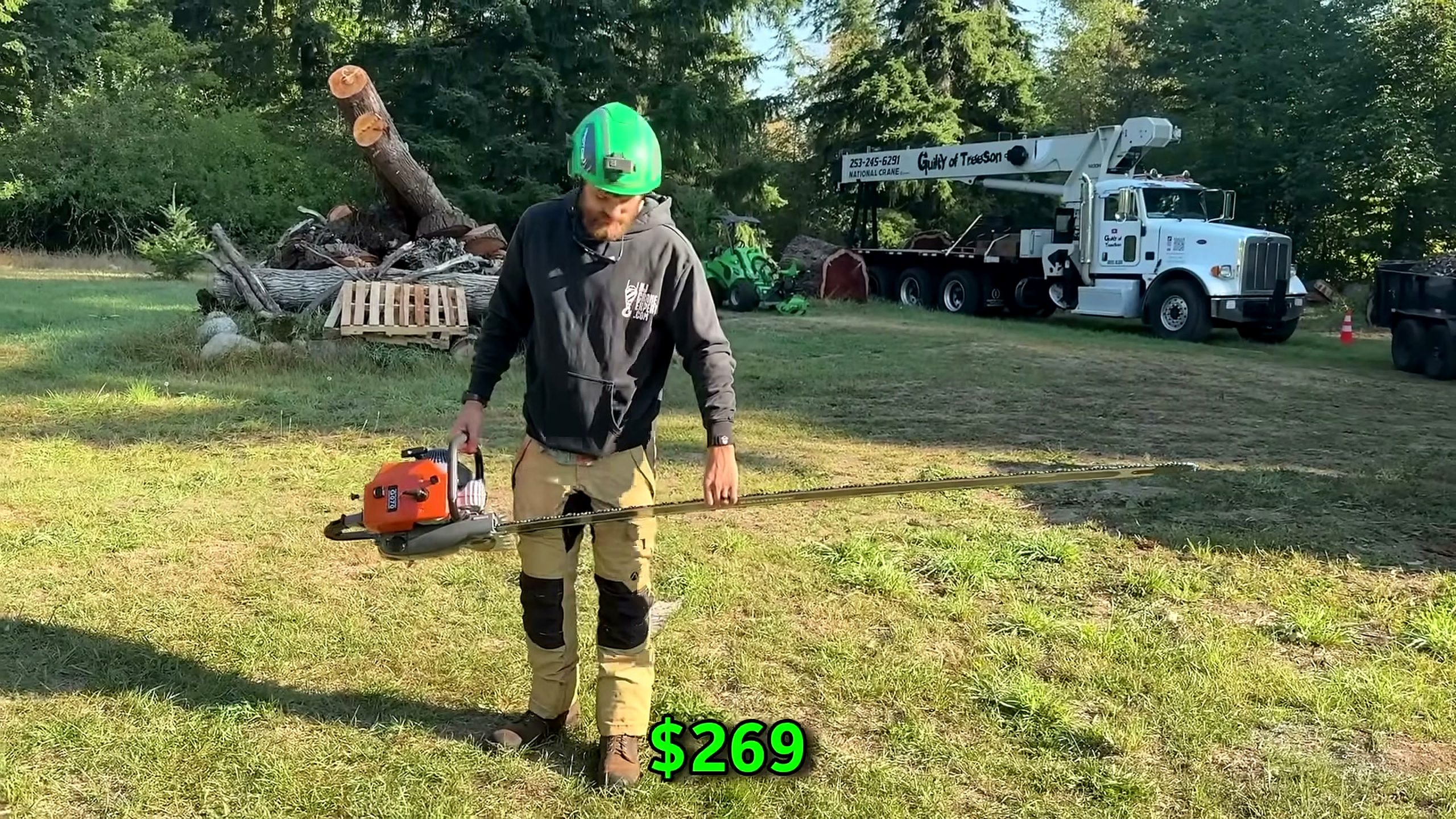 saw sucks trying worst reviewed chainsaw - the source video context before the main process is judged