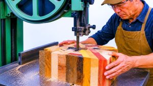 Segmented Wood Lathe Bowl Process - YouTube original thumbnail
