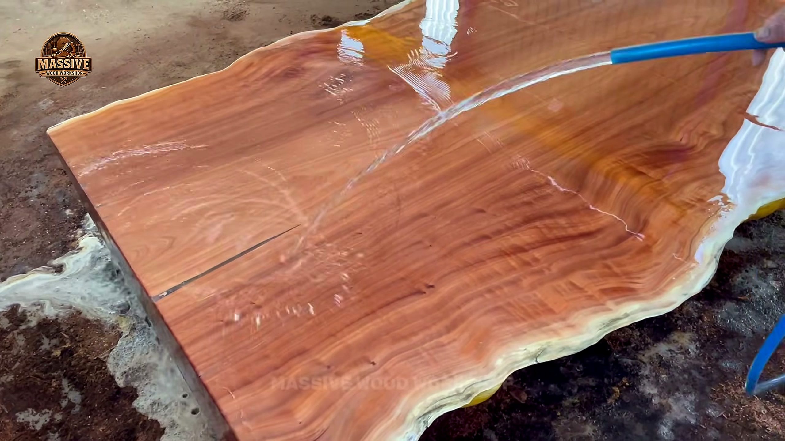 ton ancient timber became most extraordinary finish review highlighting the slab face and natural edge