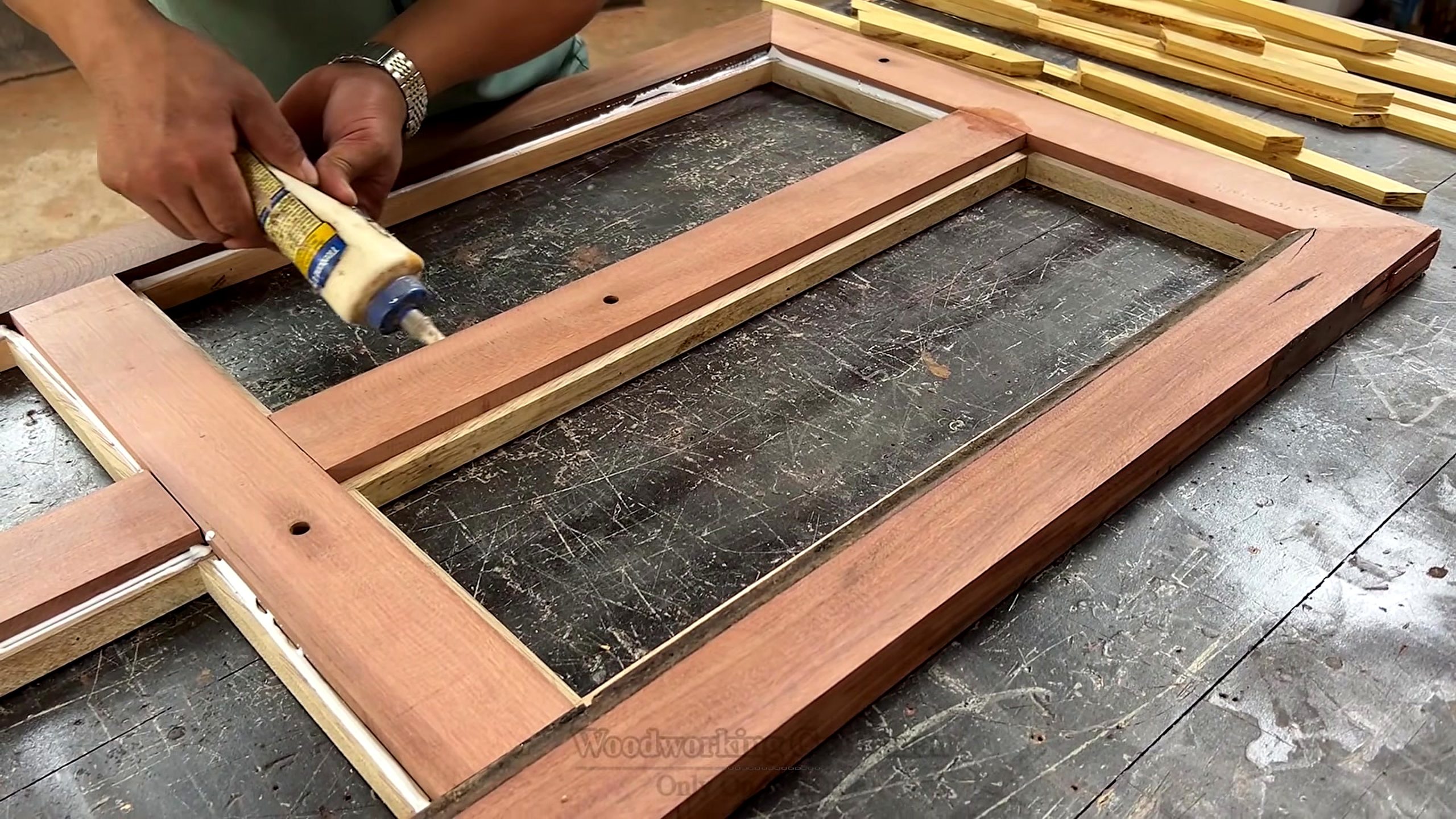 watch talented craftsman turn 100 year - the setup or early workflow visible in the source video