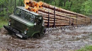 Extreme Dangerous Biggest Logging Wood Truck Driving Skills Heavy Equipment Loading Climbing Working - YouTube original thumbnail