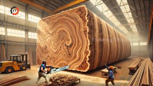 The Fastest Way To Make The Biggest Wooden Table With The Most Dangerous Big Chainsaw - YouTube original thumbnail