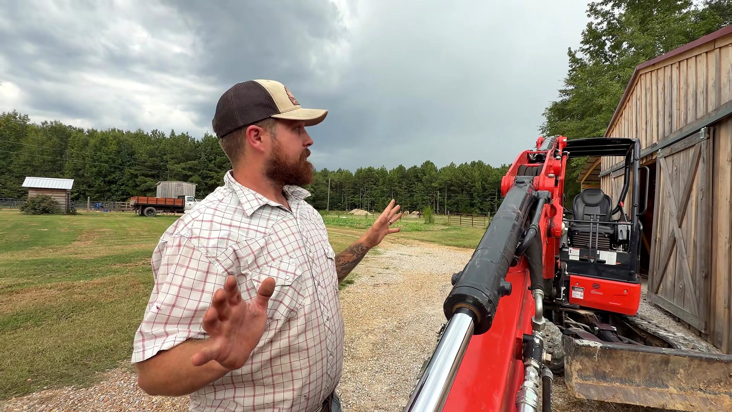 years overgrowth gone hours property-line mulcher setup