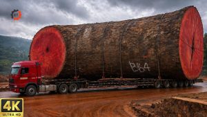 Extreme Timber Processing Monster Logs Transformed Into Premium Luxury Tables - YouTube original thumbnail