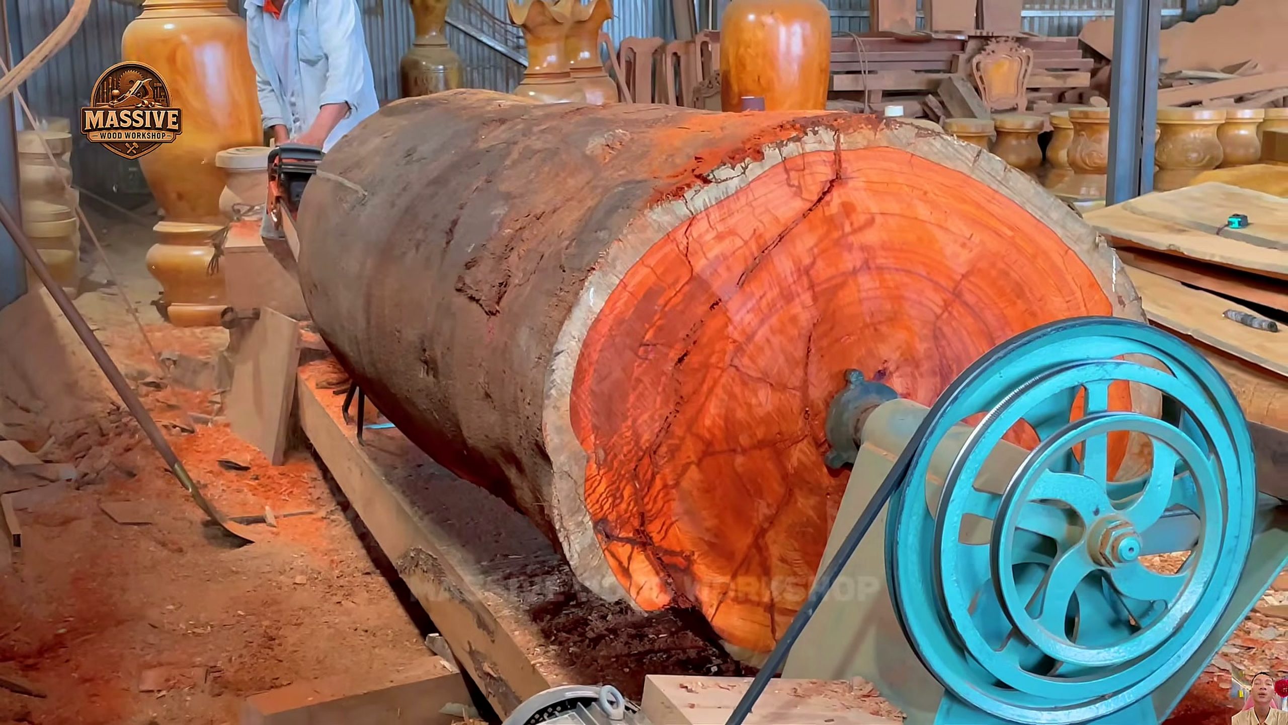 giant log factory intake breakdown - the result-review frame used for yield and storage questions