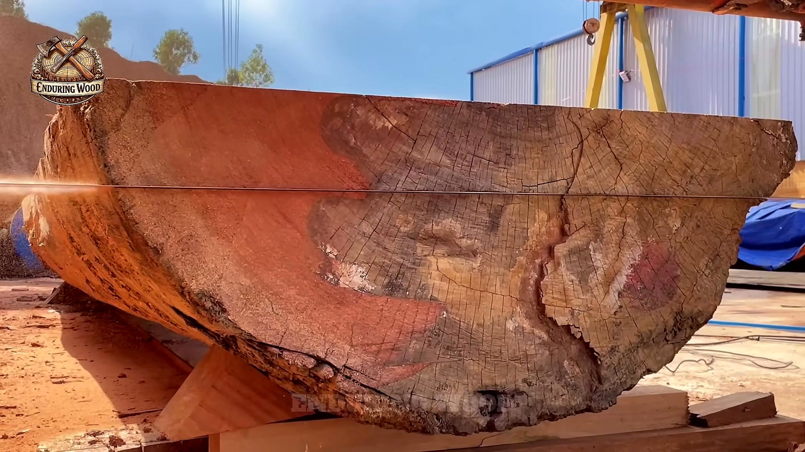 giant timber processing - the later review stage where the result can be evaluated