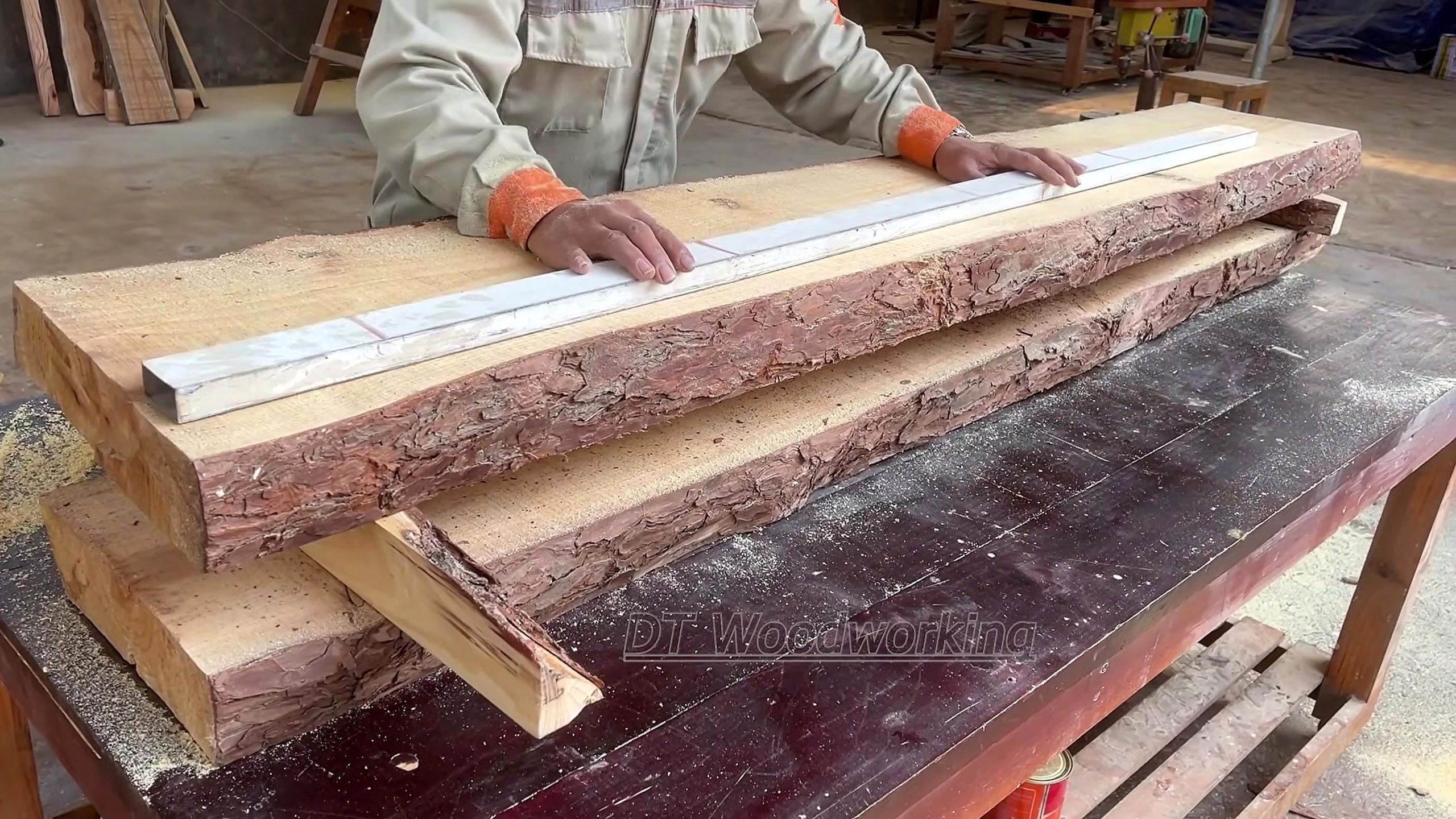 solid redwood block stunning luxury dining - a detail-check moment that helps readers inspect the process