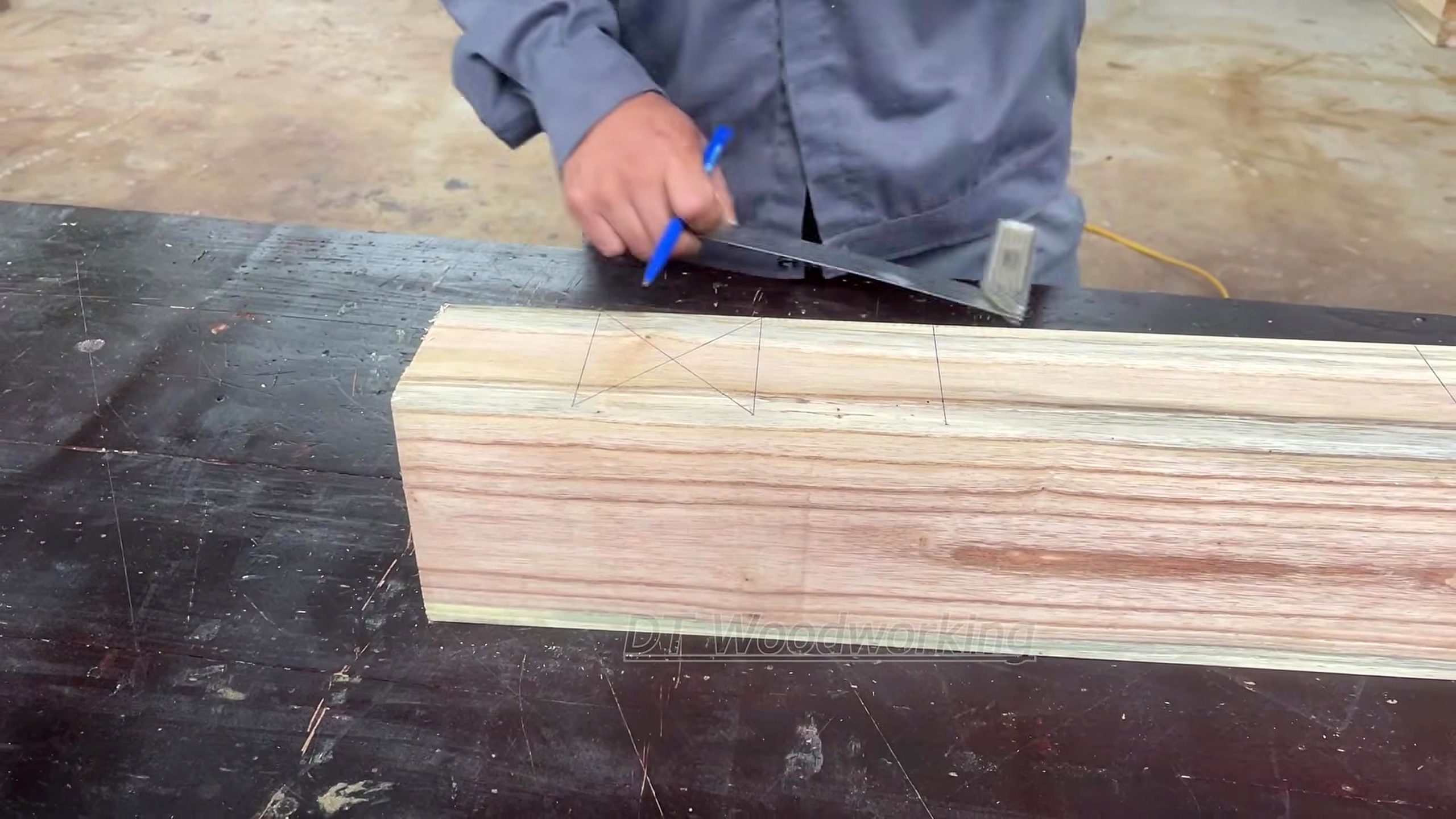 solid redwood block stunning luxury dining - the source video context before the main process is judged