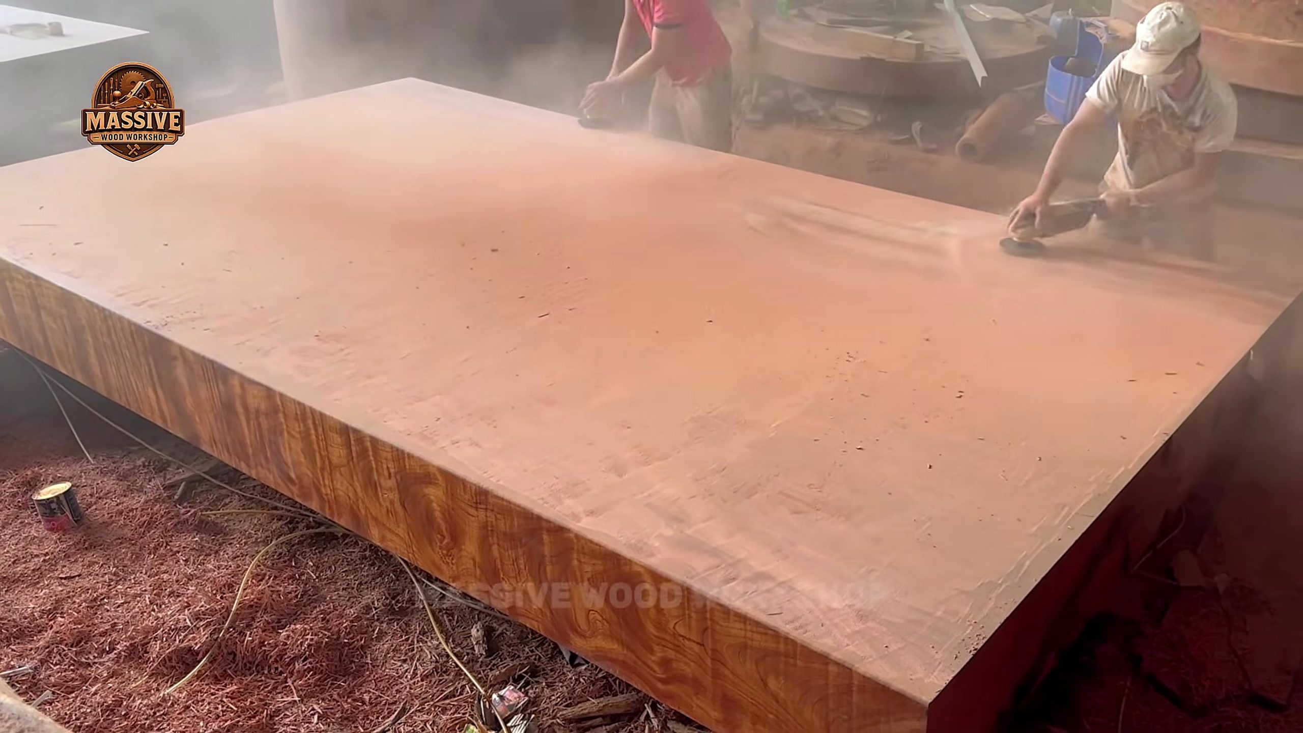 wood treatment process - the later review frame used to judge the treated wood result